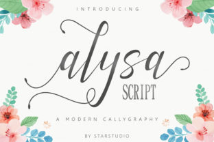 Alysa Script: Where Elegance Meets Hand-Lettered Charm