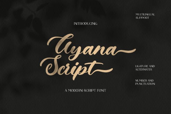 Ayana Script: Where Flowing Elegance Meets Modern Edge