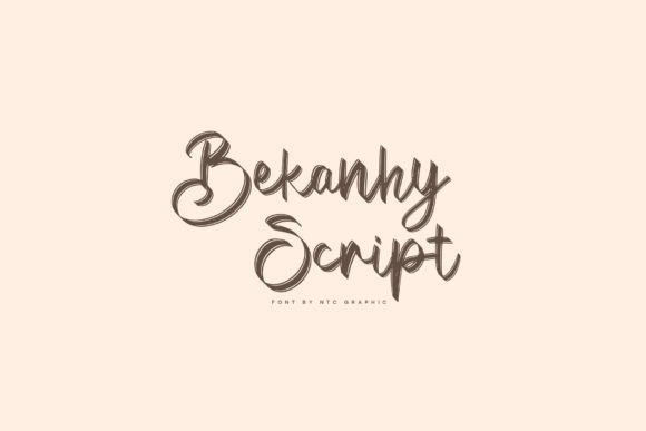 Bekanhy Script: A Font That Marries Elegance and Effortless Style