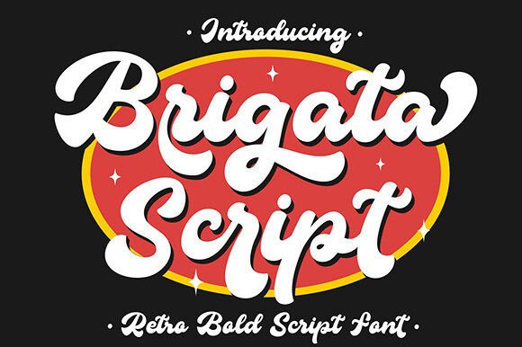 Brigata Script: A Bold Retro Typeface for Modern Brands