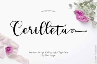 Cerilleta Script: A Handmade Touch for Upscale Design