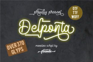 Delponta Script: A Typeface That Balances Elegance and Utility