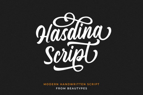 Hasdina Script: A Vintage Typeface for Timeless Branding