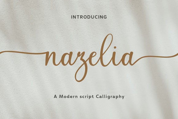 Nazelia Script: Where Handmade Charm Meets Modern Design