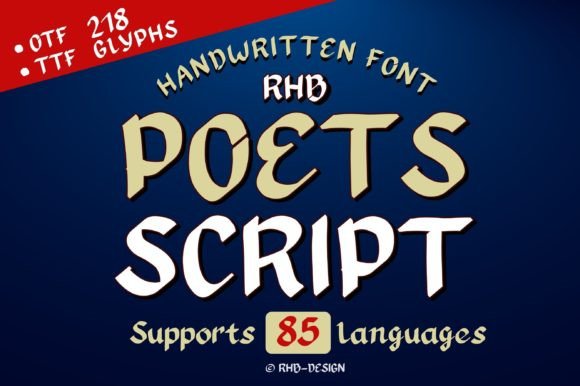 Poets Script: The Handwritten Font That Feels Like It's Yours