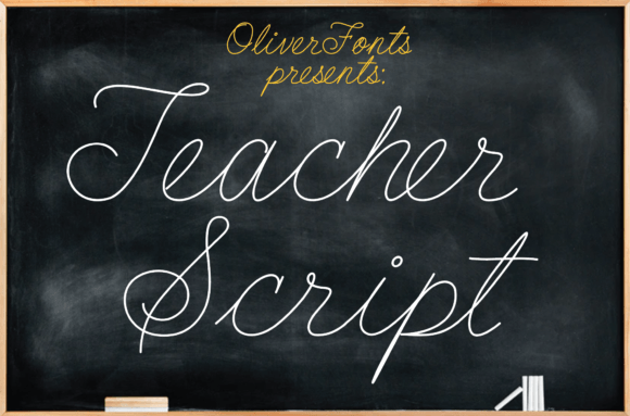 Teacher Script: A Font with Soul for Your Creative Projects