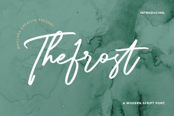 The Frost Modern Script: Infuse Authenticity Into Every Design